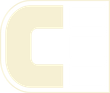 A white letter c with a white outline on a white background.