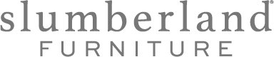 Slumberland Furniture logo in gray text on a white background