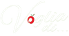 La scritta "Voglia di..." in un carattere corsivo bianco, con una piccola mela rossa al posto della lettera "o".