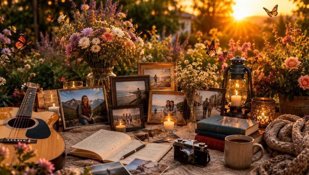 personalized outdoor tribute setup for cremation services Brunswick, ME