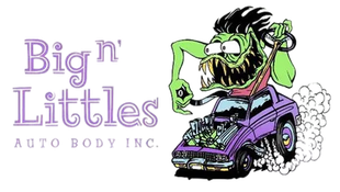 Big n' Littles Auto Body logo