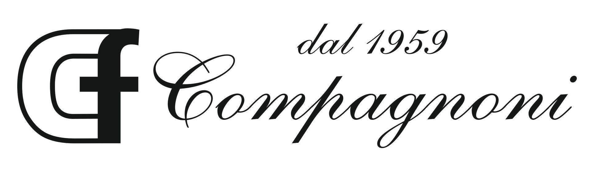Un logo in bianco e nero per compagni dal 1959