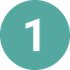 White number 1 inside a teal-green circle.