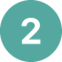 White number 2 inside a turquoise circle.