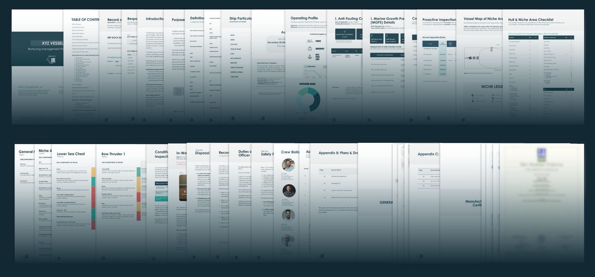 A complex infographic showing various web UI elements with data visualizations.