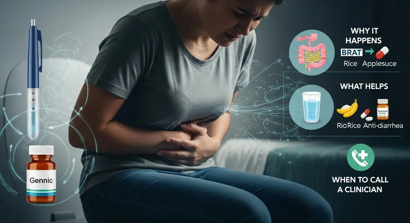 Diarrhea on GLP-1 Weight-Loss Medications: Why It Happens, What Helps, and When to Call a Clinician