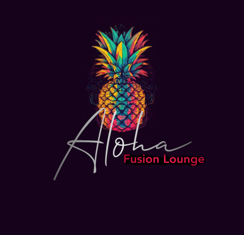 Aloha Fusion Lounge logo - local restaurant branding and web design