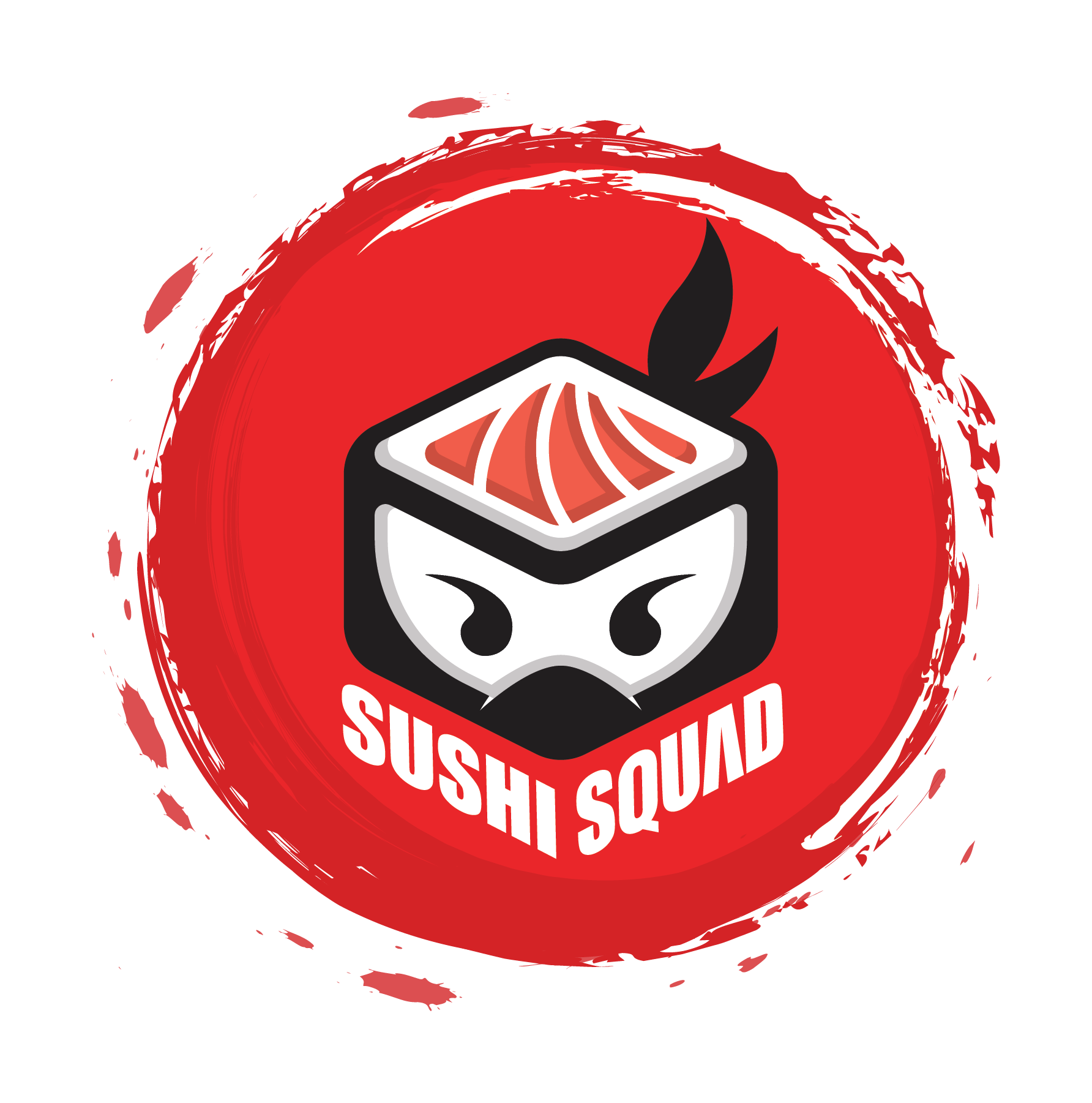 Sushi Squad logo - food truck branding and local SEO client