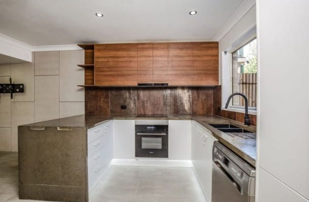 Modern Kitchen with Wood Cabinets — JPR Concepts in Burleigh Heads, QLD