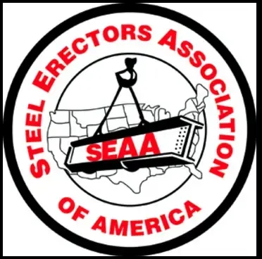 A logo for the steel erectors association of america