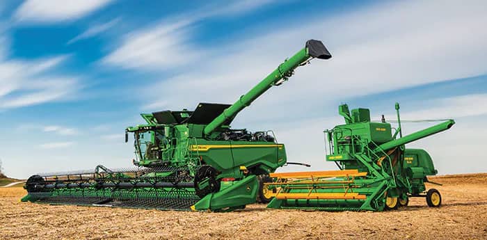 John Deere combine