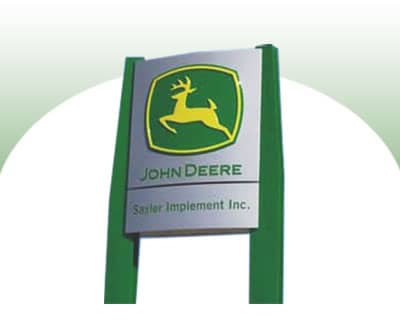 Sayler Implement dealership sign