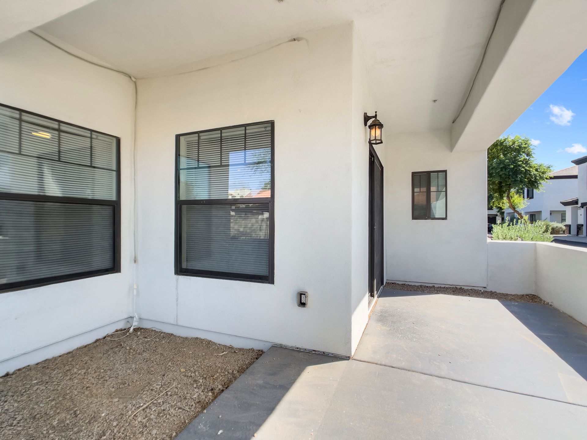 Fringe on 61st townhome exterior with attached garages.