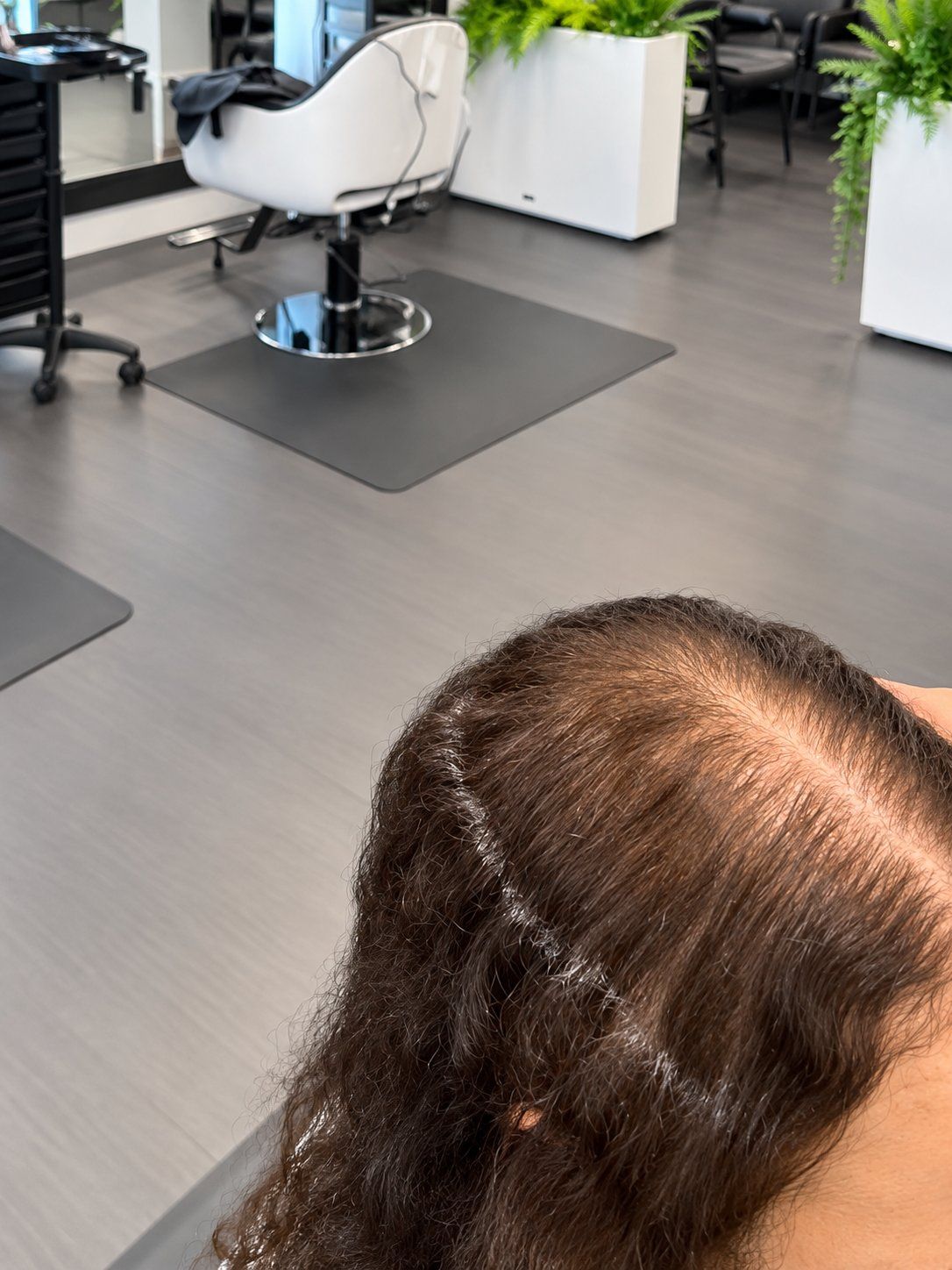 Micro-bead hair integration application at Hairdoctors