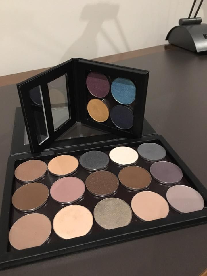 Makeup Palettes With Eyeshadows. One Small Palette — Salon South in Mount Sheridan, QLD