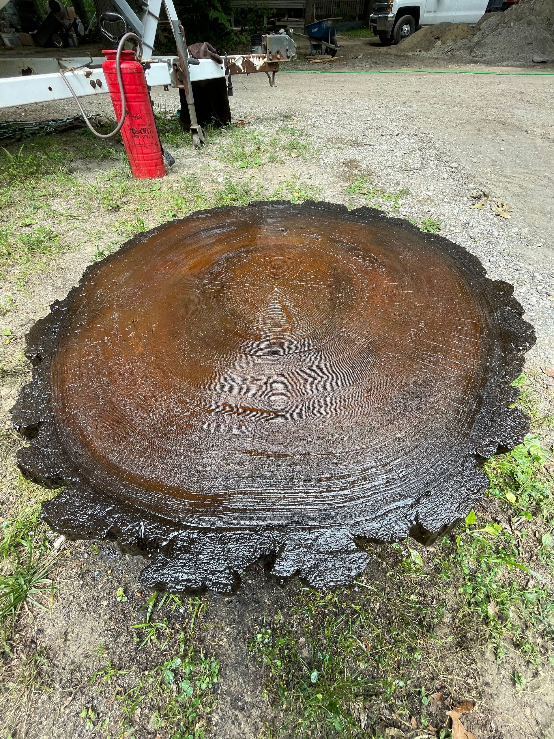 Concrete Log slab