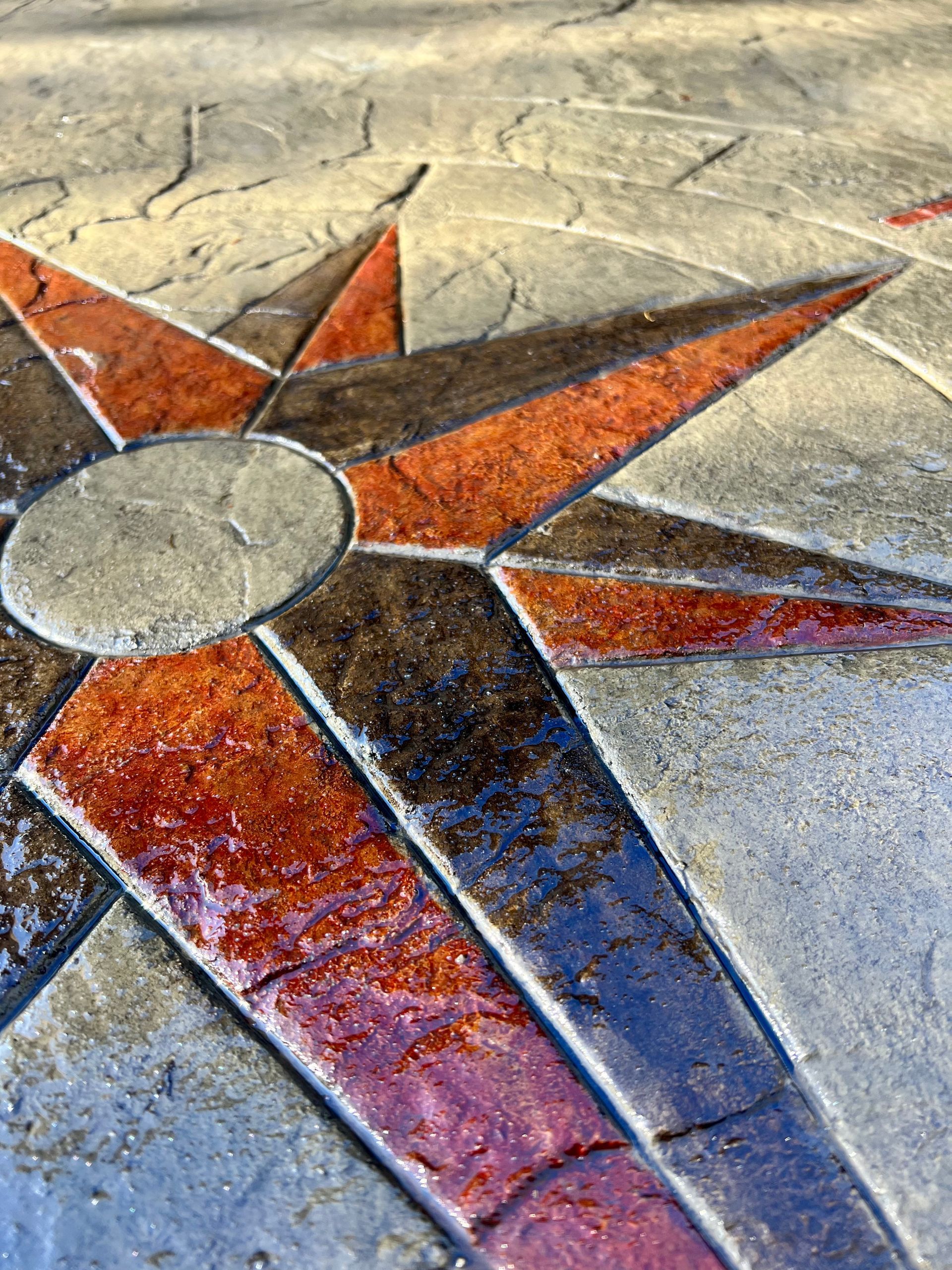 Stained compass