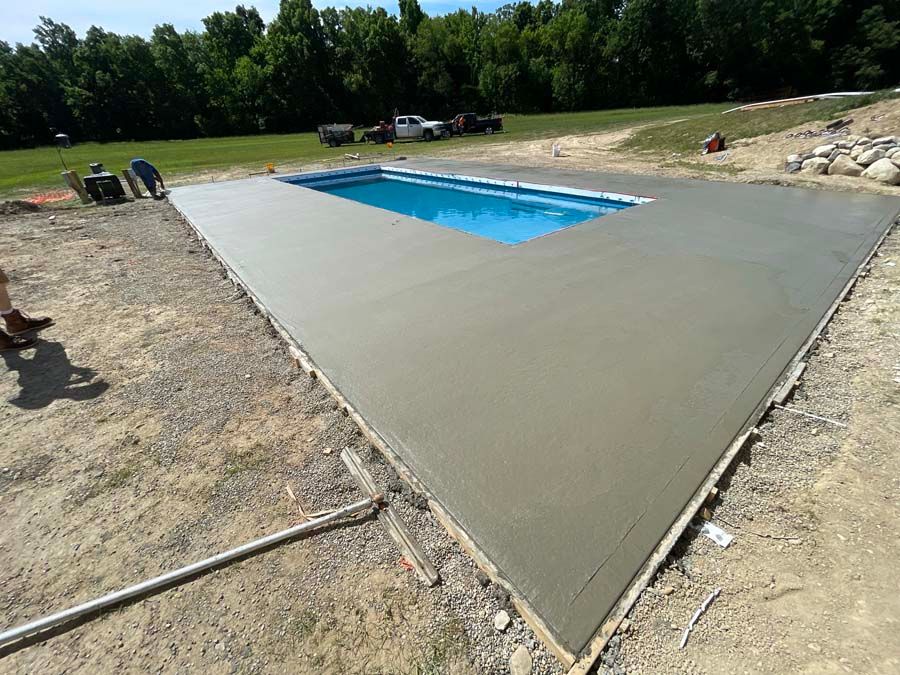 Pool deck