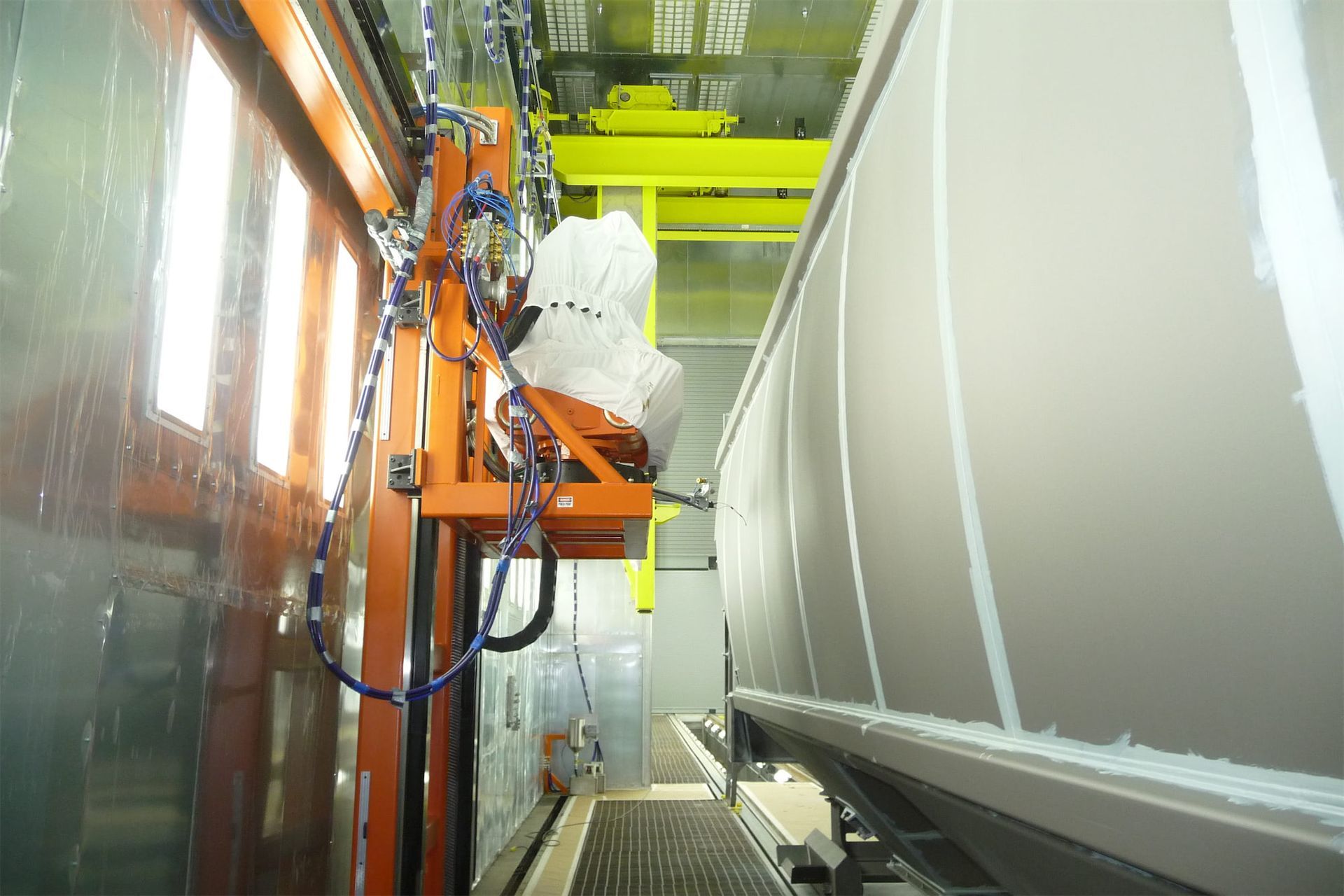 Automated railcar facility