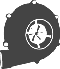 Black automotive engine cover with a circular emblem cutout