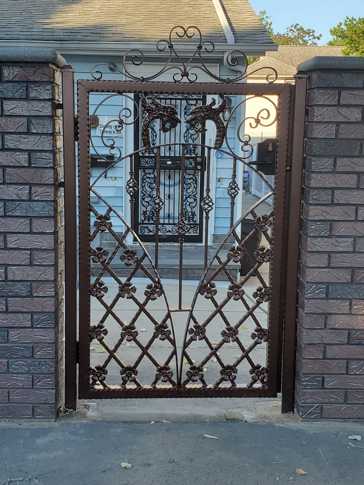 Wrought Iron Gate Construction in New York City, NY | BK Iron Works Corp.