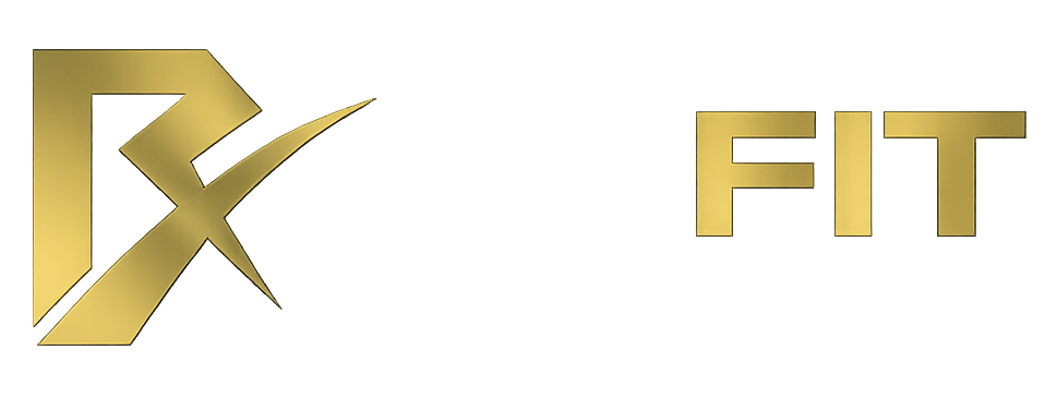 Gold stylized logo with “FIT” text on a white background