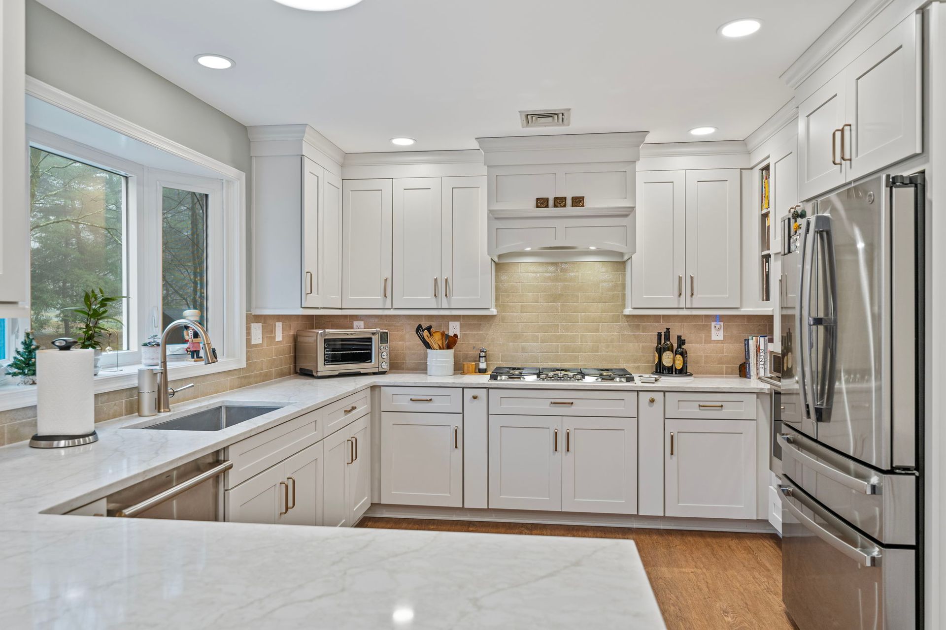 Finished kitchen renovation project by Weiler's Kitchen & Bath Design Center
