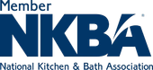 Member NKBA logo with blue text and a white background  In Bucks County PA