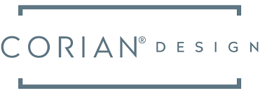 Corian Design logo in gray with bracket-like lines above and below In Bucks Country PA