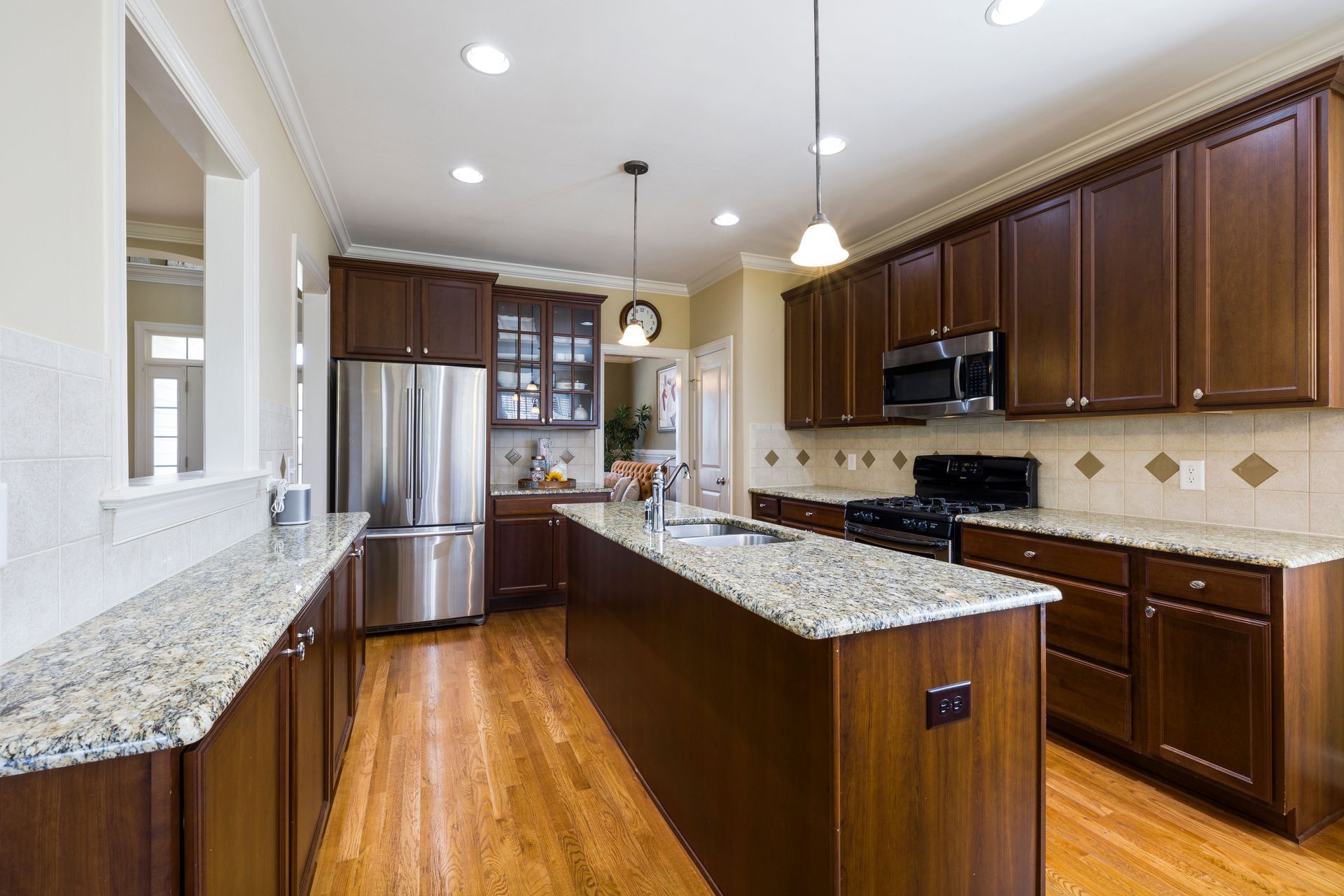 Countertops, quartz, butcher block, solid surface material