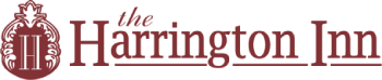 The logo for the harrington inn has a crown on it