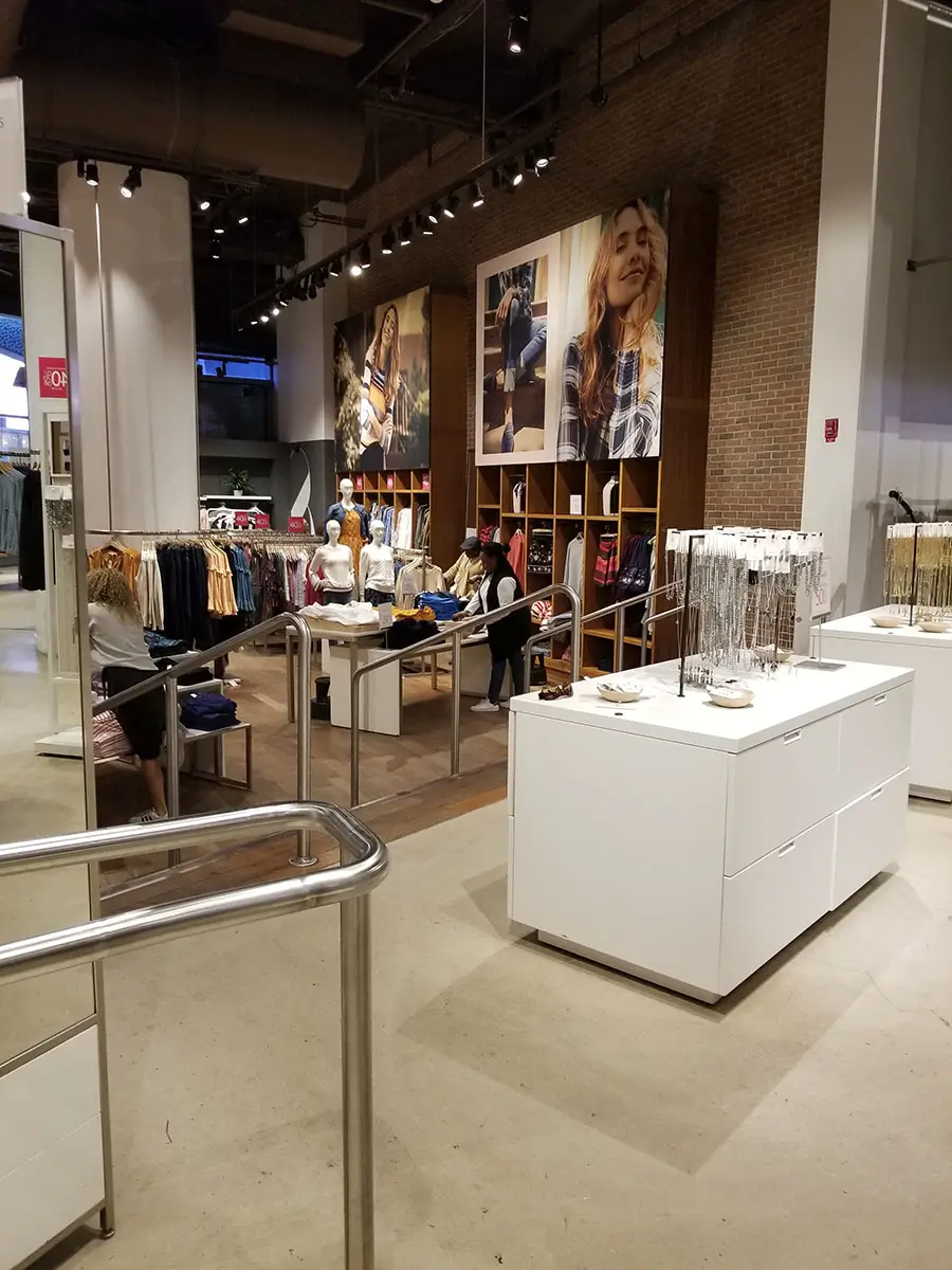 A store with a lot of tables and shelves
