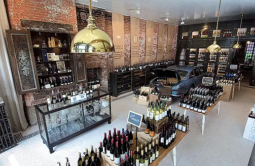 A large room filled with lots of bottles of wine.