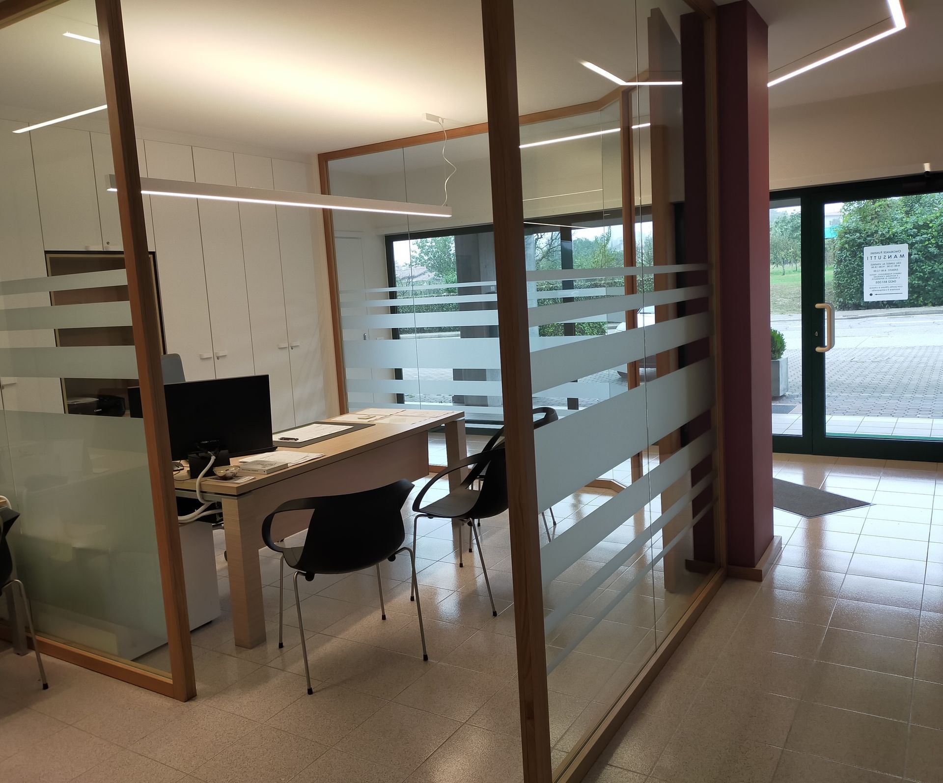 Ufficio dell'impresa pompe funebri a Tricesimo