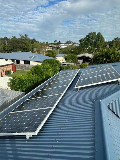 Solar Panels On The Roof — Davey Service & Maintenance Qld In Clinton, QLD