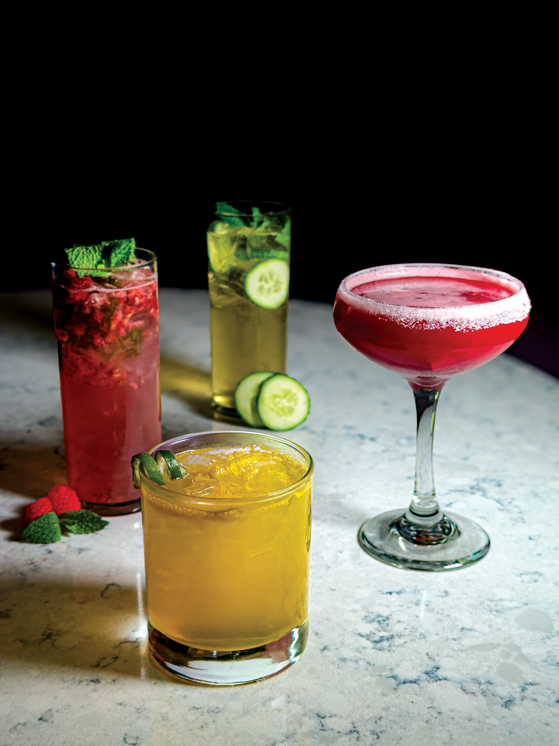 boisson cocktail framboise