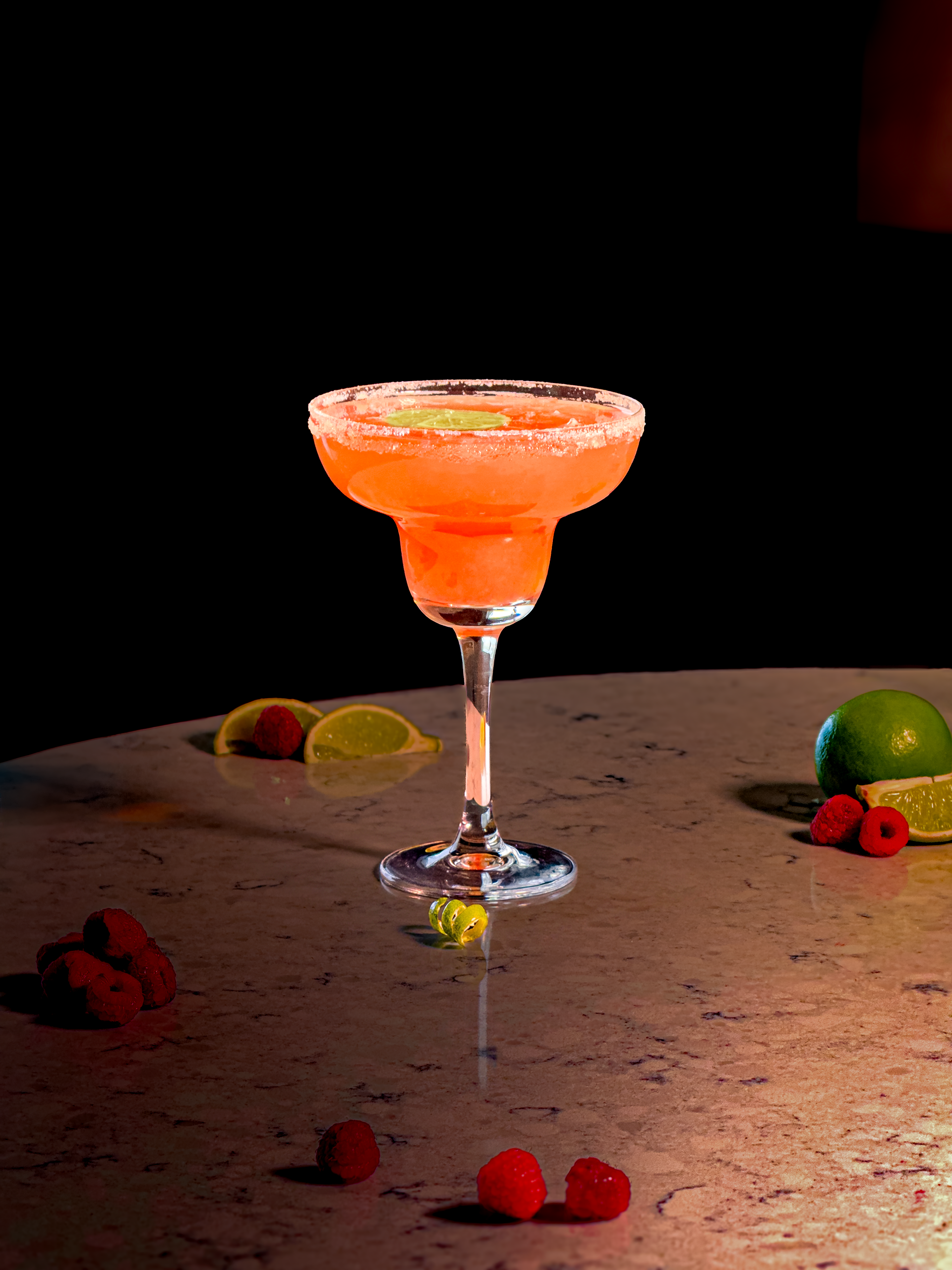 Margarita à la framboise