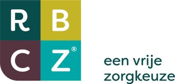 Logo with four-color squares (green, yellow, burgundy, teal) and letters RB, CZ; text