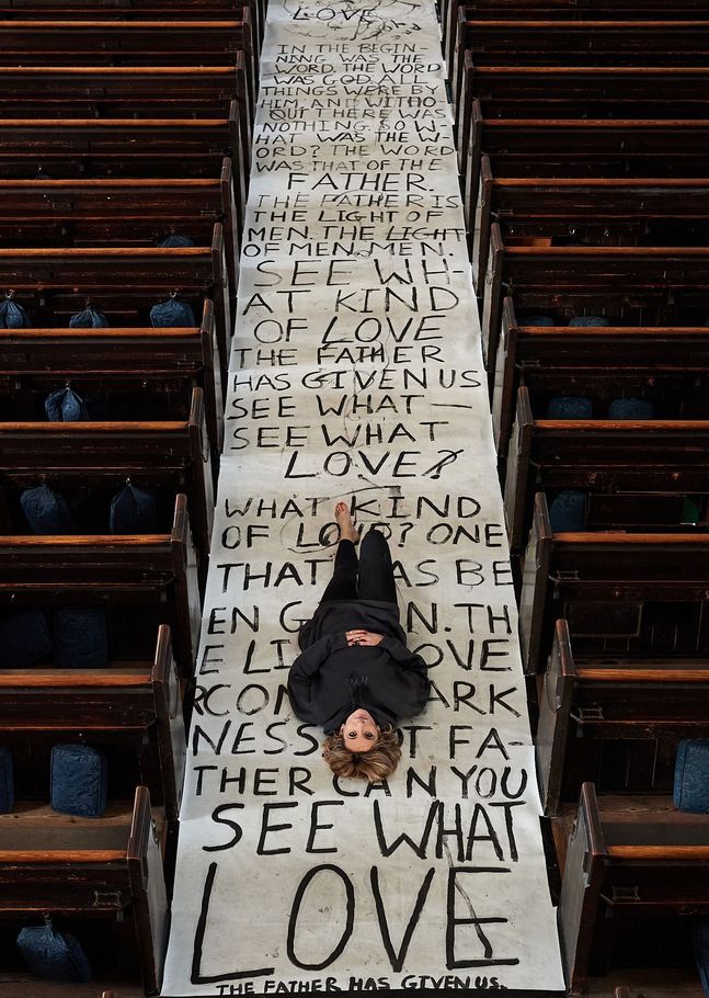 Toilet activation within central London by artist Jemima Sara.