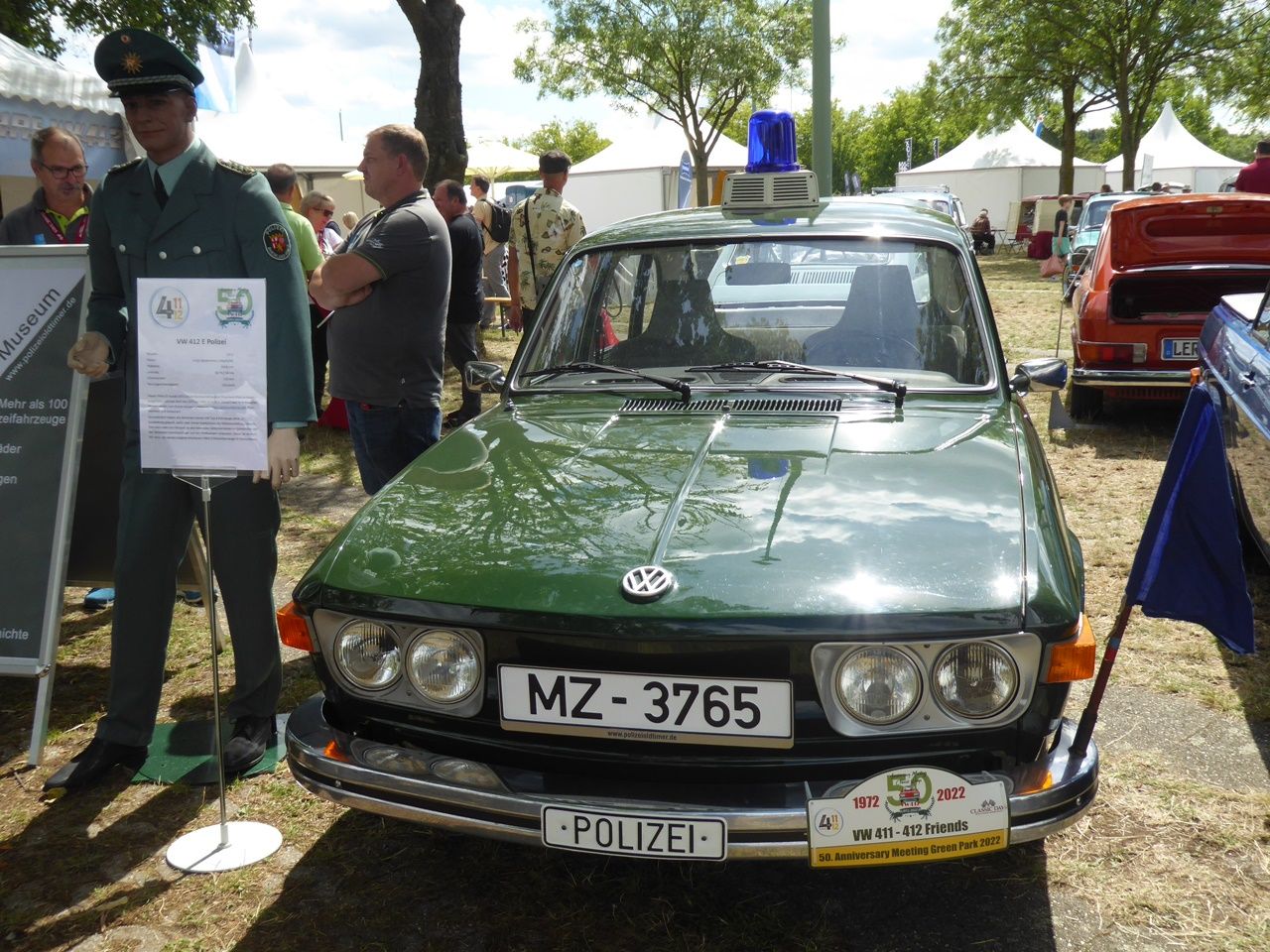 VW 412 Polizei Einsatzfahrzeug Classic Days 2022