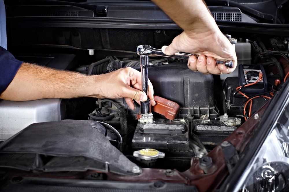 Auto Mechanic Working in Garage — Fuel Injection Systems in West Gosford NSW