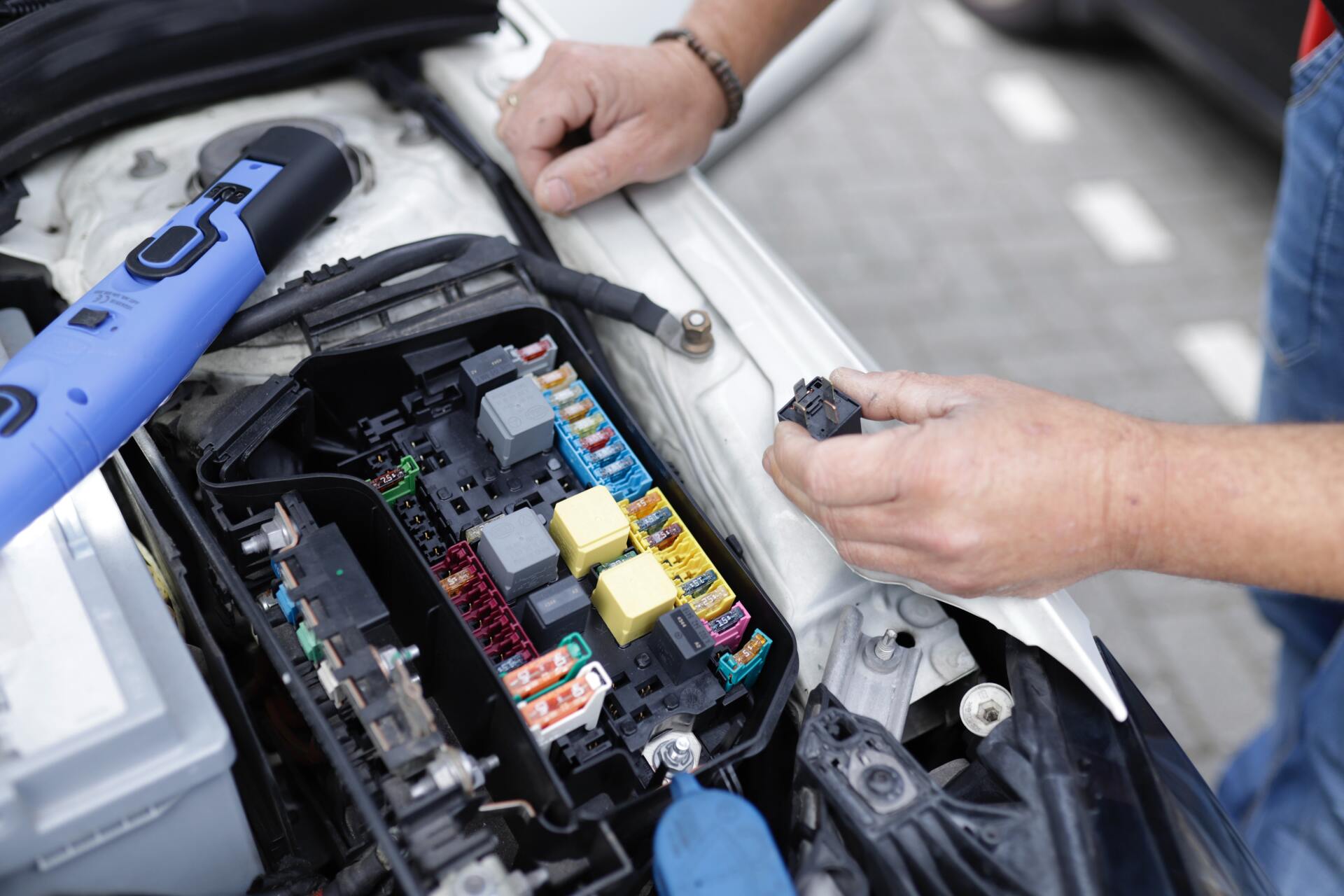 Male Mechanic Smiling — Roadside Assistance in West Gosford NSW