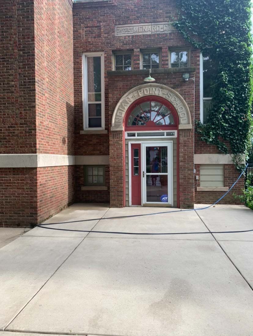 After Cleaning The Concrete — Springfield, IL — Midwest Power/Soft Washing