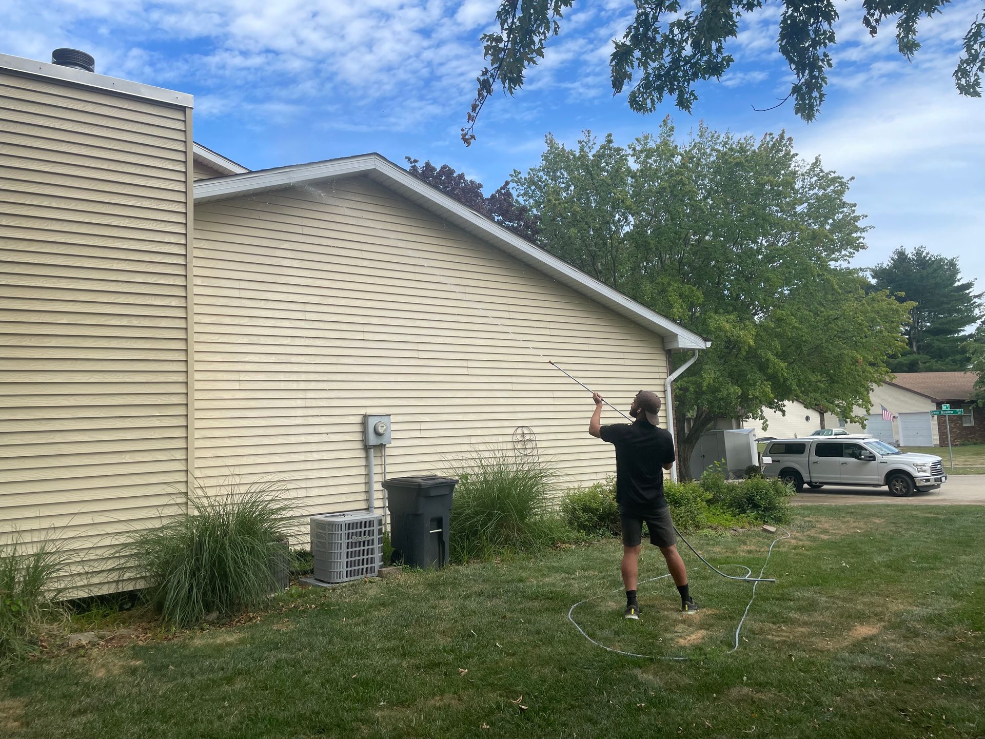 Soft Washing For The Siding — Springfield, IL — Midwest Power/Soft Washing