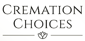 Logo: "Cremation Choices" text with flower icon below, centered.