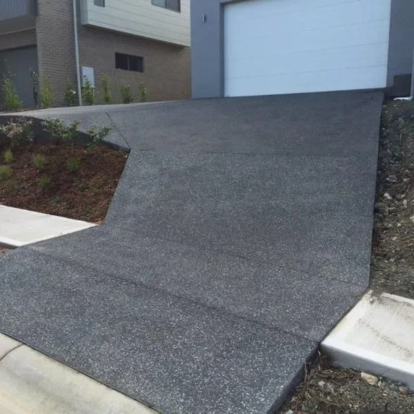 Concrete Driveway Outside a House in Newcastle