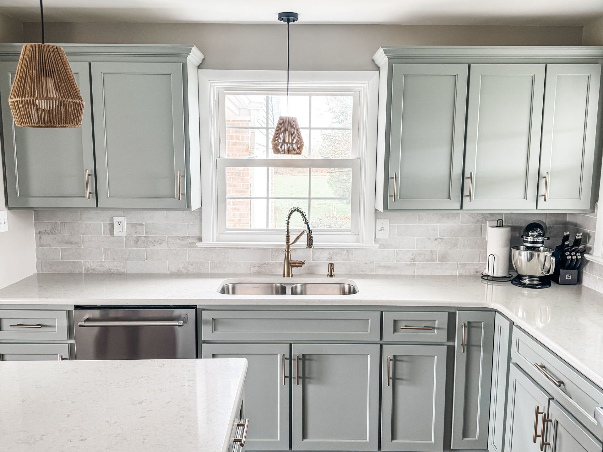 Kitchen cabinet painting project in Central PA
