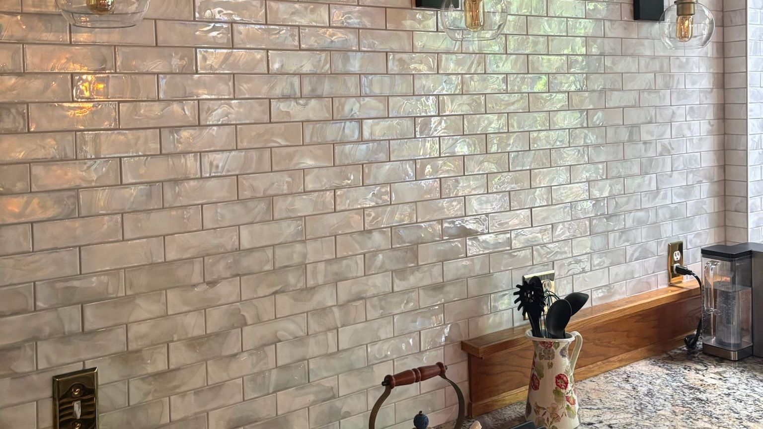 Tile Backsplash installation in East Earl, PA