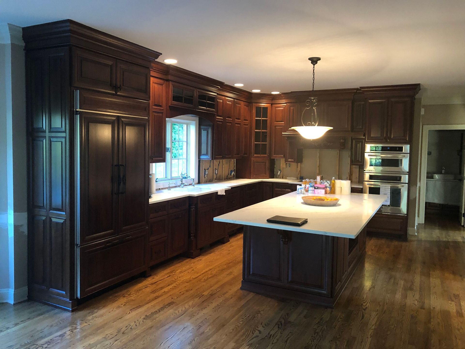 Dramatic kitchen cabinet makeover in Central PA home