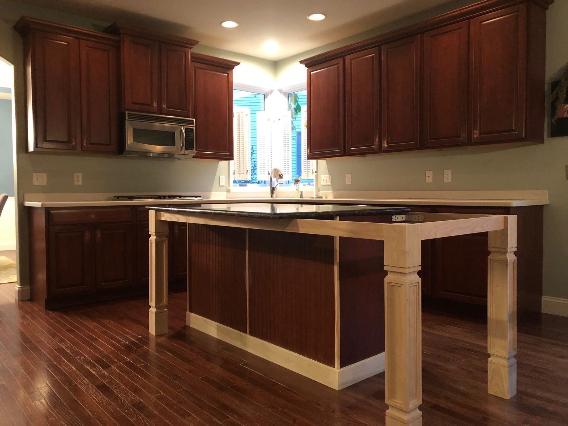 Before kitchen cabinet painting in Harford, MD